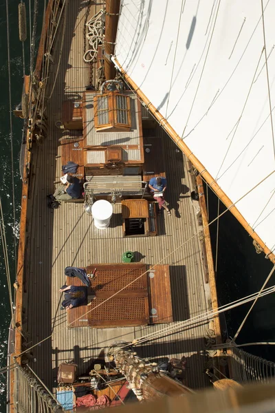 Utsikt från masten — Stockfoto