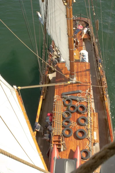 View from the mast — Stock Photo, Image