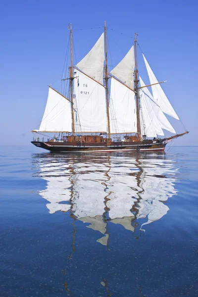 海上帆船 免版税图库照片
