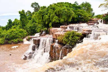 Khbail Chai waterfall, Sihanoukville, Cambodia clipart