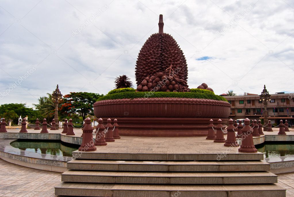 Monument of durian, Kampot, Cambodia