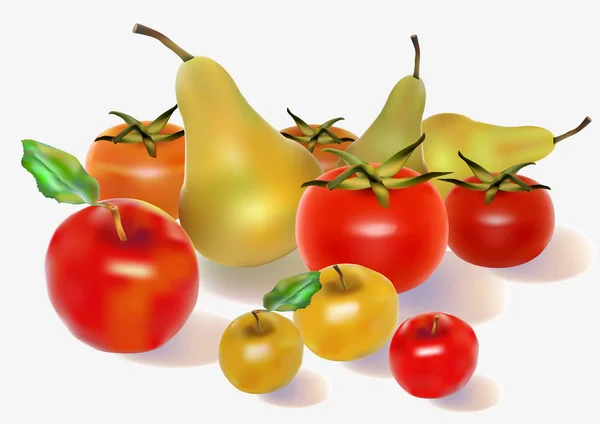 Fruits de Stillife — Image vectorielle
