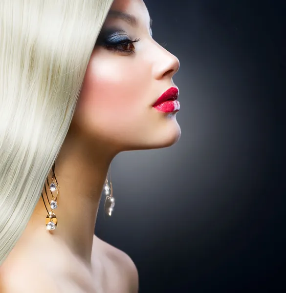Blond Fashion Girl — Stock Photo, Image