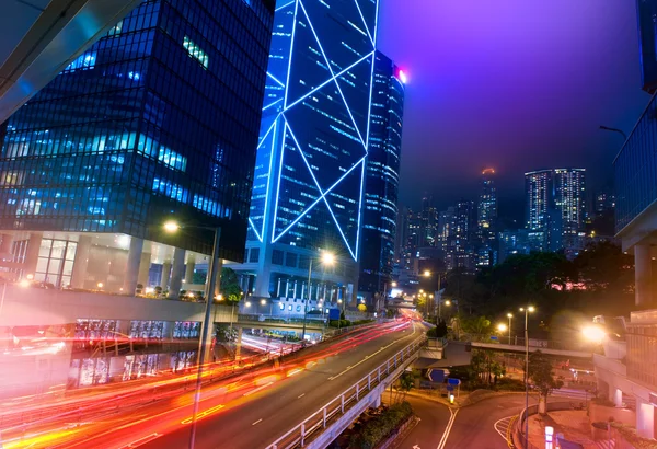 Hong kong vista nocturna — Foto de Stock