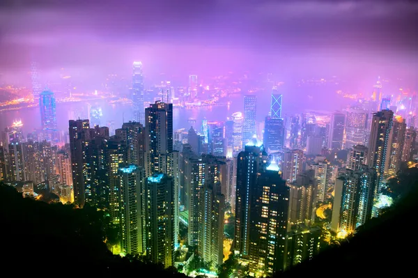 Hong Kong Night View — Stock Photo, Image