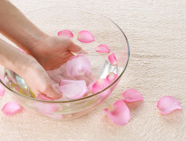 Hands Spa. Manicure — Stock Photo, Image