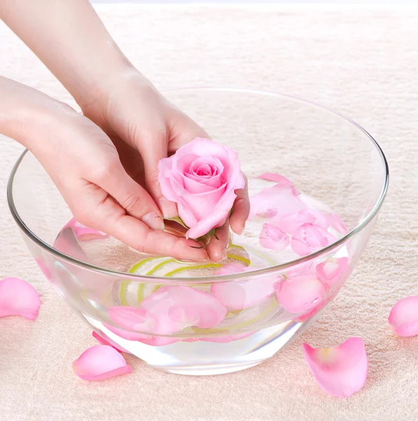 Hands Spa. Manicure — Stock Photo, Image