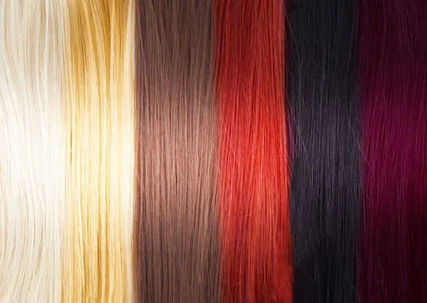 Tavolozza colori capelli — Foto Stock