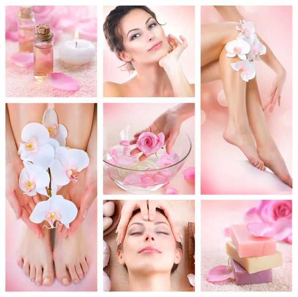 Spa Collage Royalty Free Stock Images