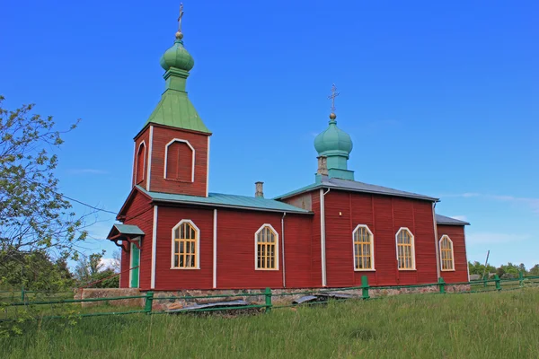 stock image Old, wooden church