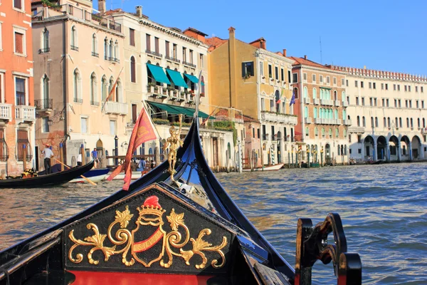 Gran Canal y Gondole, Venecia — Foto de Stock