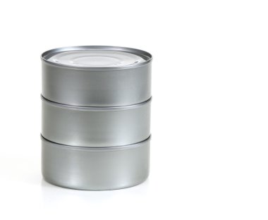 Stacked Tin Cans clipart