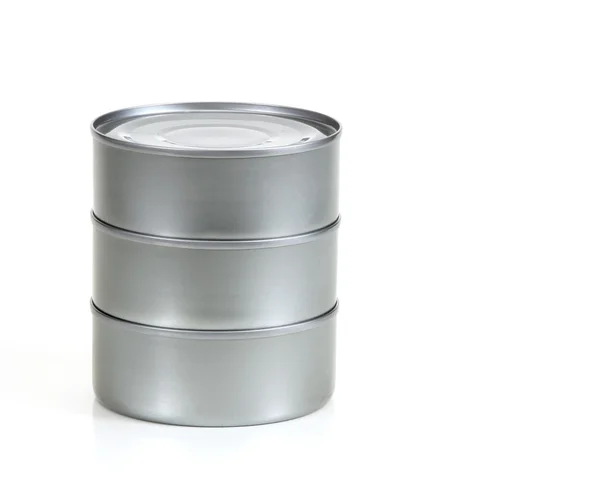 stock image Stacked Tin Cans