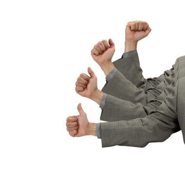 Business Success in Thumbs Up clipart