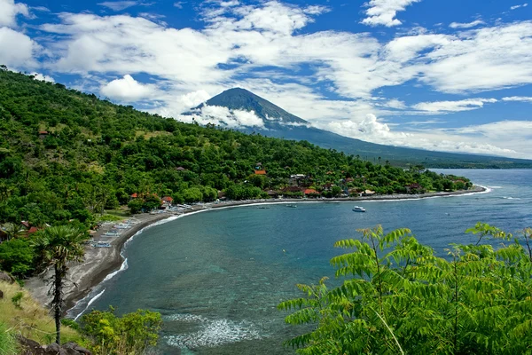 Vulcão Agung, Bali, Indonésia — Fotografia de Stock