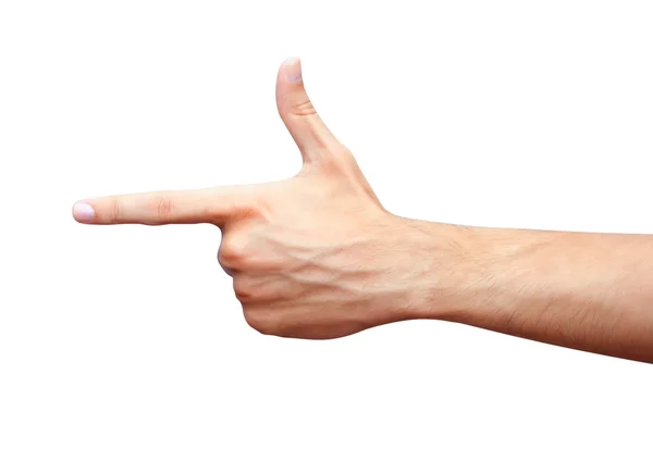 Stock image Pointing finger