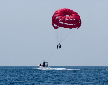 Parasailing clipart