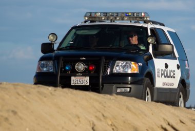 Huntington Beach Police Beach Patrol clipart