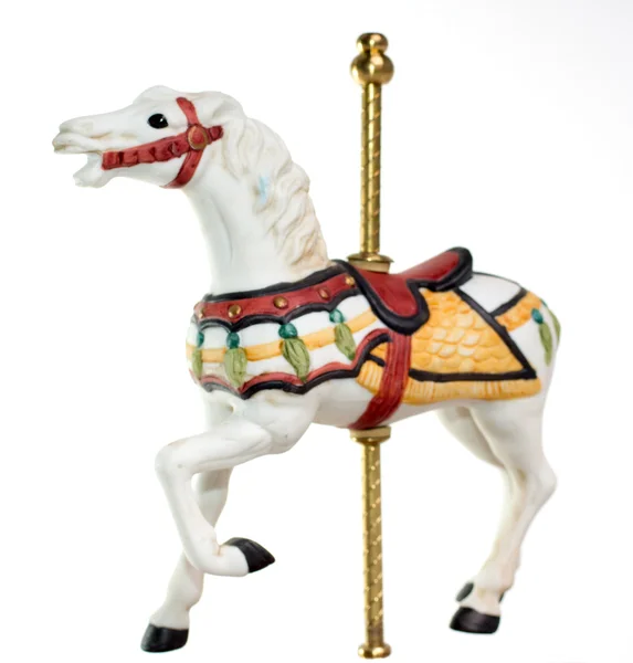 Minature Carousel Horse — Stok Foto