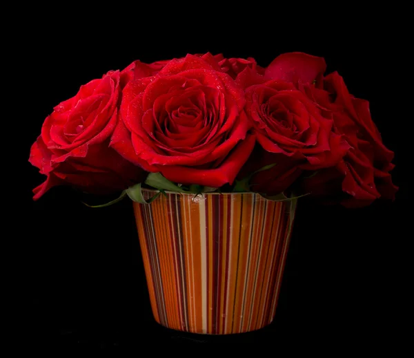 ช่อดอกกุหลาบแดง — ภาพถ่ายสต็อก