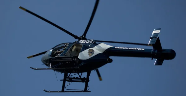 警方直升机 — 图库照片
