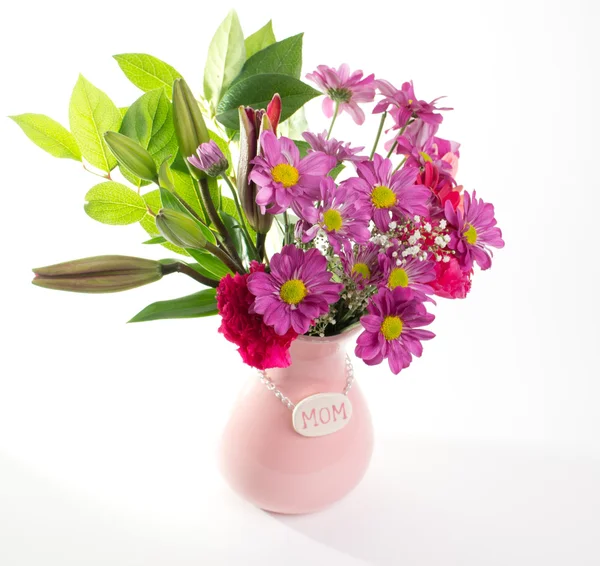 Pink Mother 's Day Flowers — стоковое фото