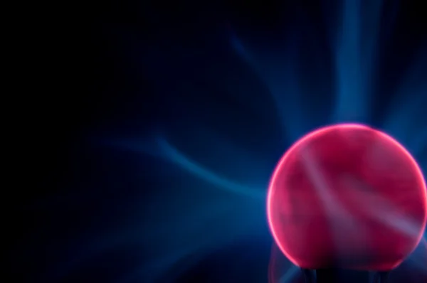 Rode & blauwe plasma balle — Stockfoto