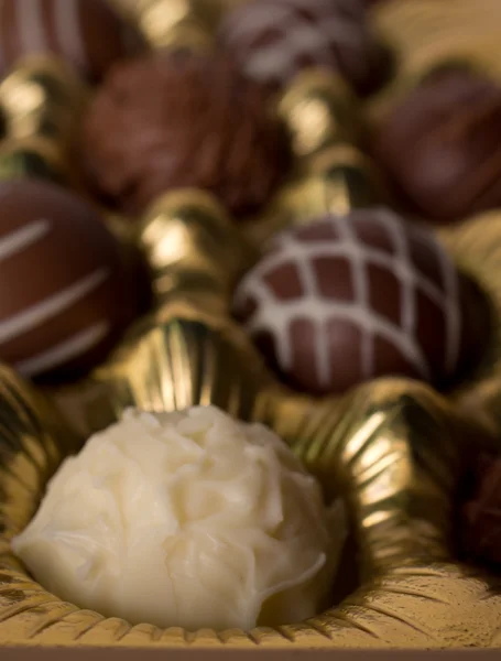 stock image Box of Chocolate Truffles