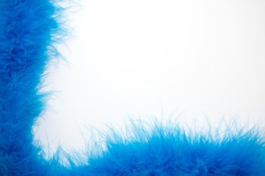 Blue Feather Background clipart