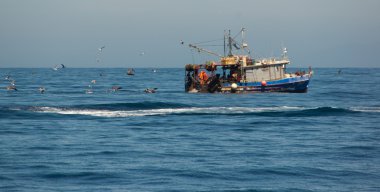 Commercial Fishing Boat clipart