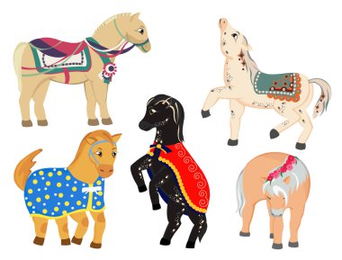 Horses pony clipart