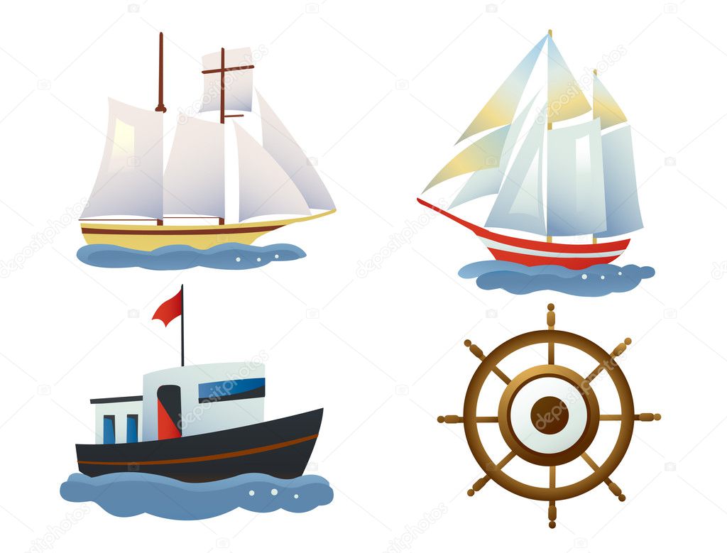 A set of ships