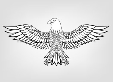 Eagle mascot clipart