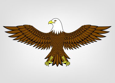 Eagle mascot clipart