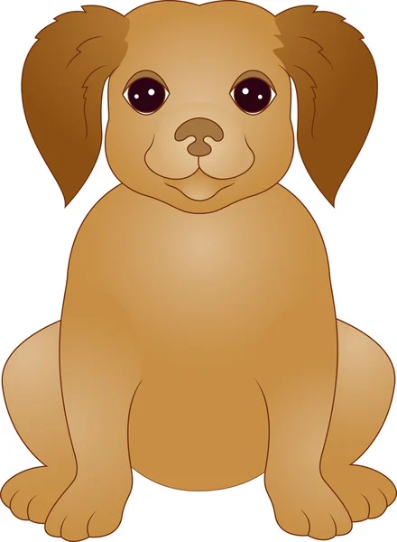 Cartone animato cucciolo — Vettoriale Stock