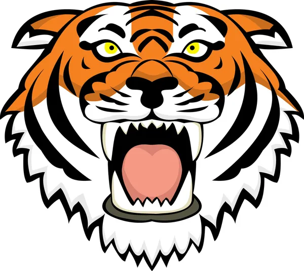 虎の刺青 — ストックベクタ