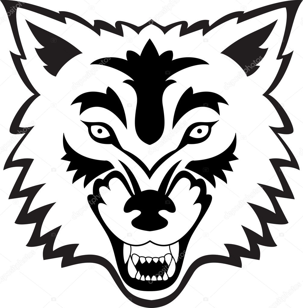 10 180 Wolf Face Vector Images Free Royalty Free Wolf Face Vectors Depositphotos