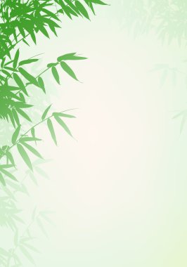 Bamboo tree background clipart