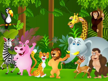 Animal cartoon clipart