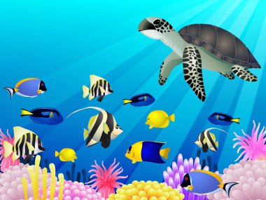 Sea Life Background clipart