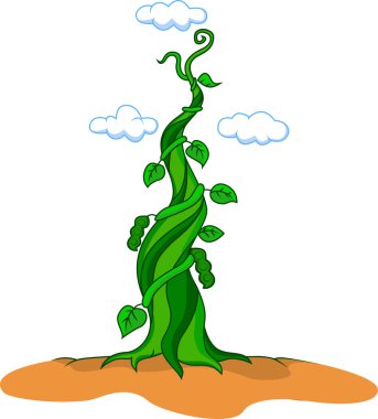 Beanstalk clipart