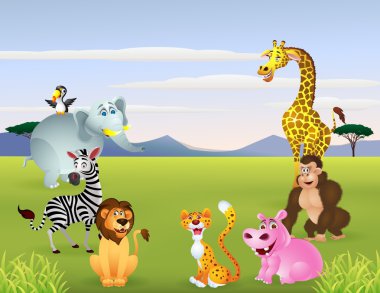 Animal cartoon clipart