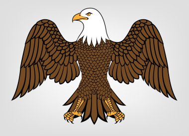 Eagle mascot clipart