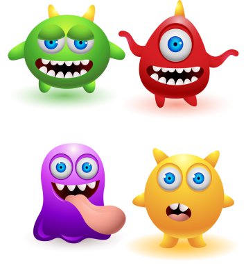 Monster cartoon clipart