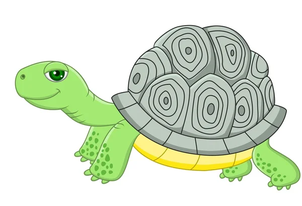 Cartone animato tartaruga — Vettoriale Stock