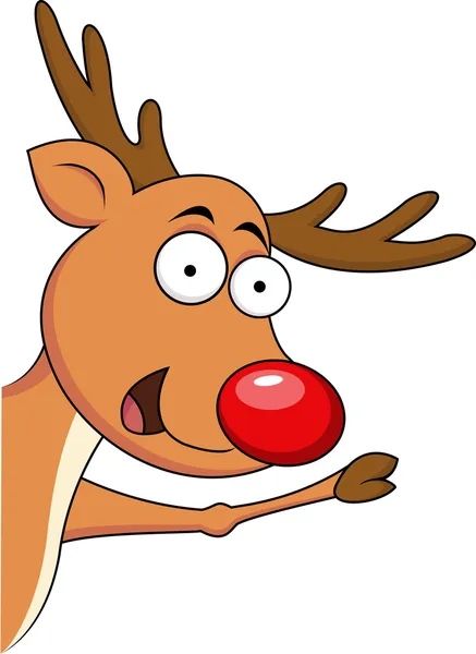 Lindo renos de Navidad — Vector de stock