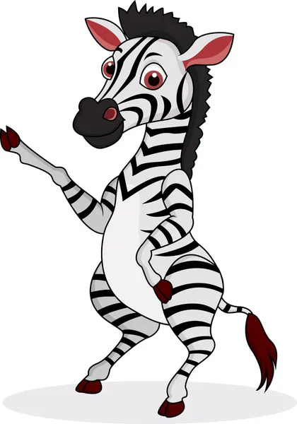 Desenhos animados Zebra —  Vetores de Stock