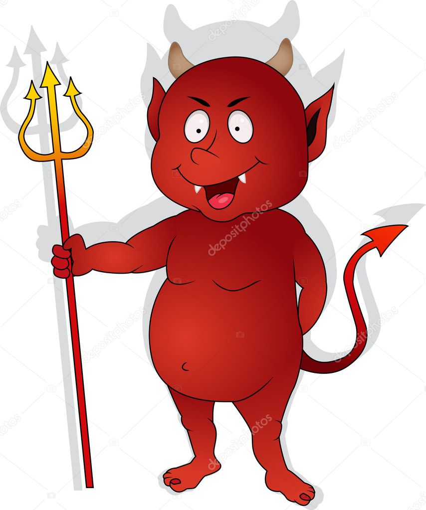 Cute Red Devil Character