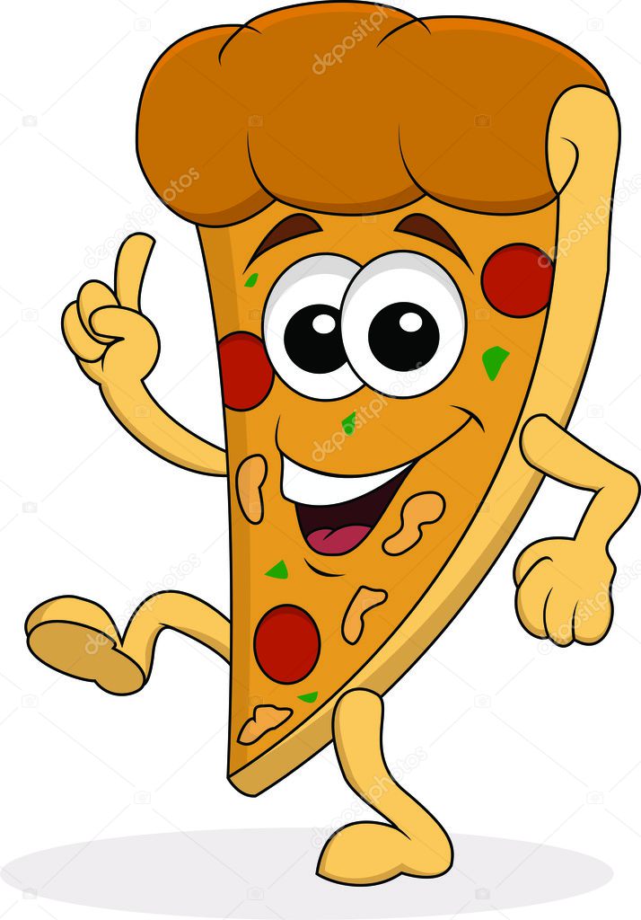 Pizza cartoon character