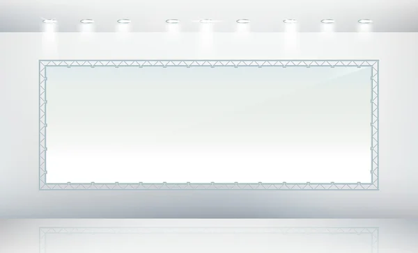 Toile de panneau d'affichage vide — Image vectorielle